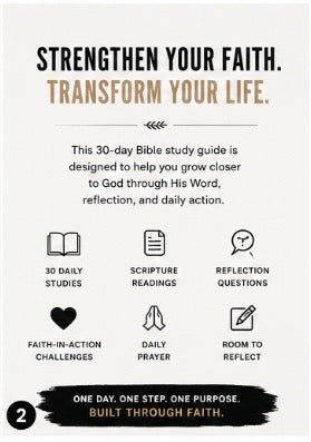 Built Through Faith - 30-Day Bible Study & Reflection Guide